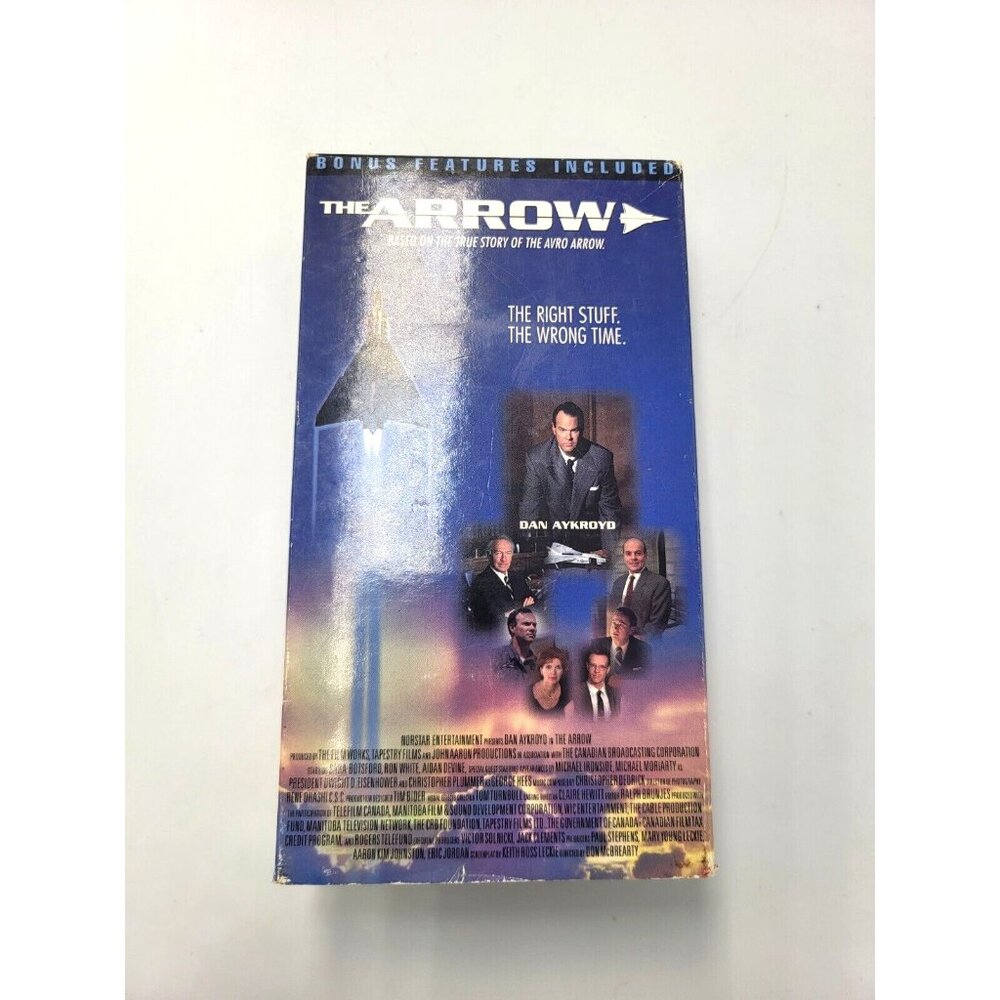 The Arrow VHS Action Dan Aykroyd 2 Tape Set Norstar Canada Release - TESTED